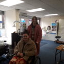 Wheel chair training with Manchester Cares