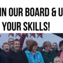 Join our board & use your skills!